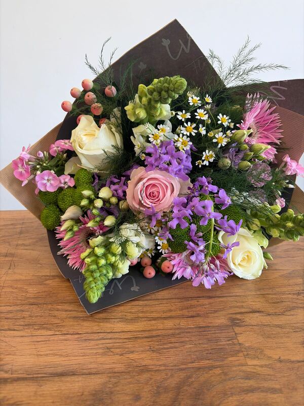 Flowers delivered to customer