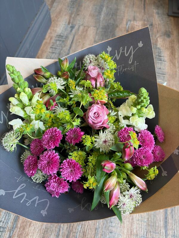 Flowers delivered to customer