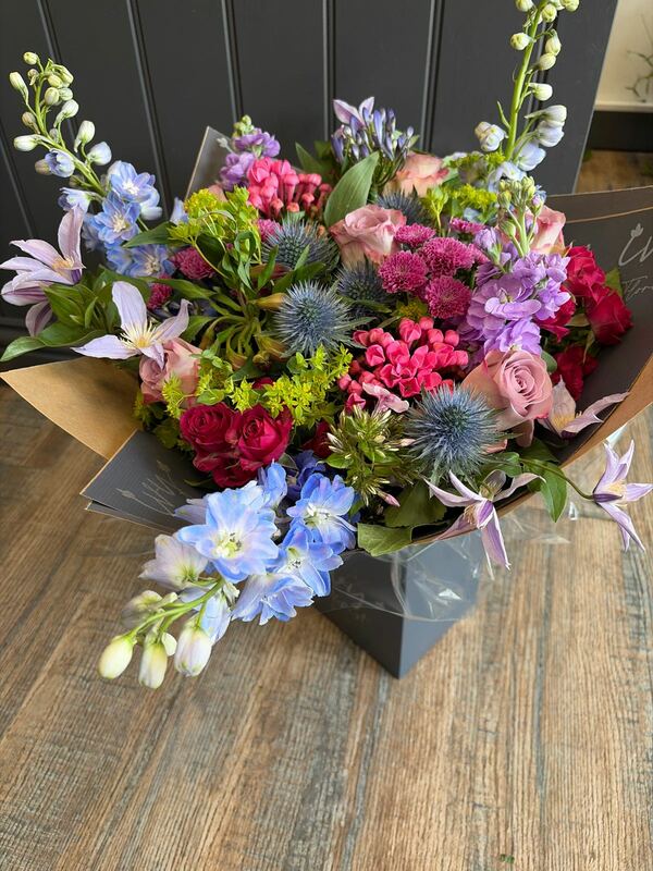 Flowers delivered to customer