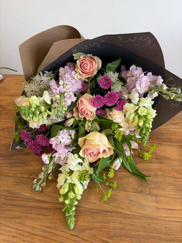 Flowers delivered to customer