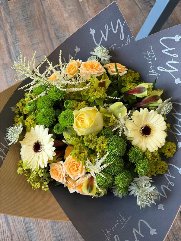 Flowers delivered to customer