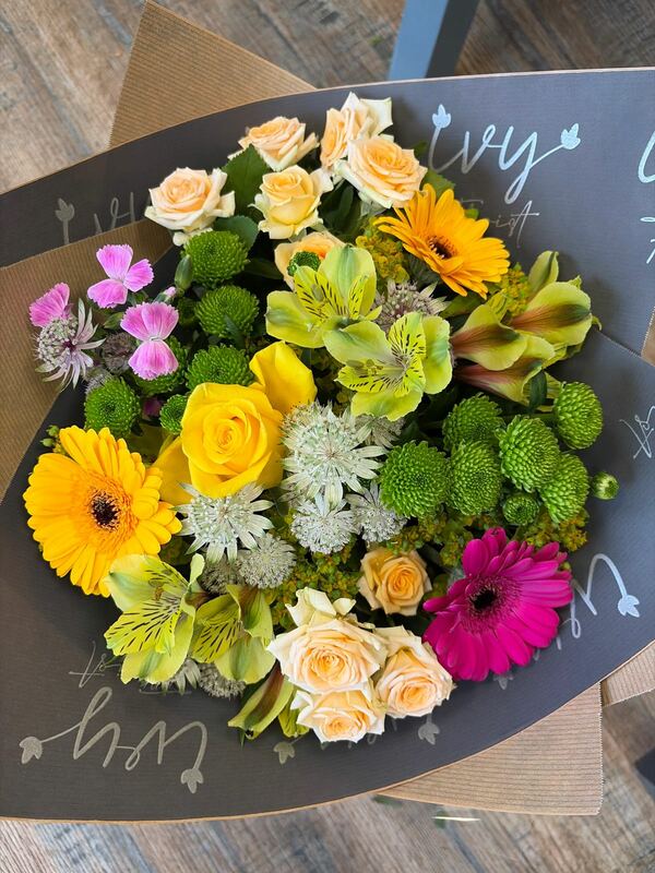 Flowers delivered to customer
