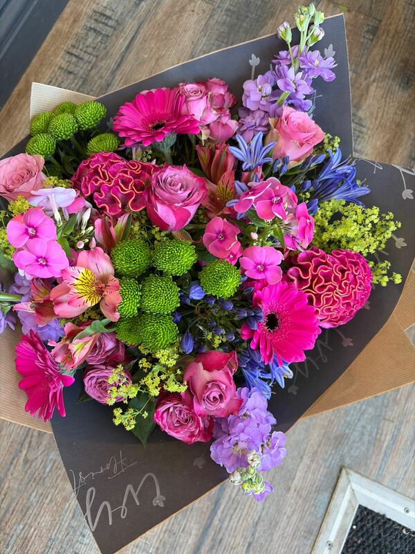 Flowers delivered to customer