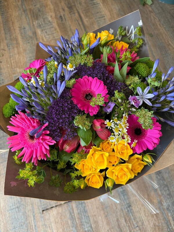 Flowers delivered to customer