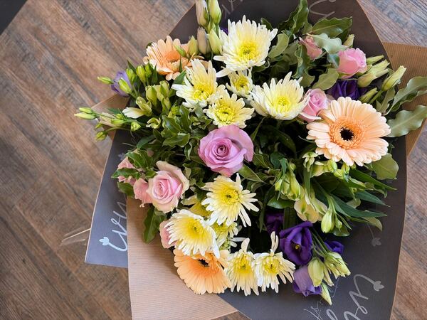 Flowers delivered to customer