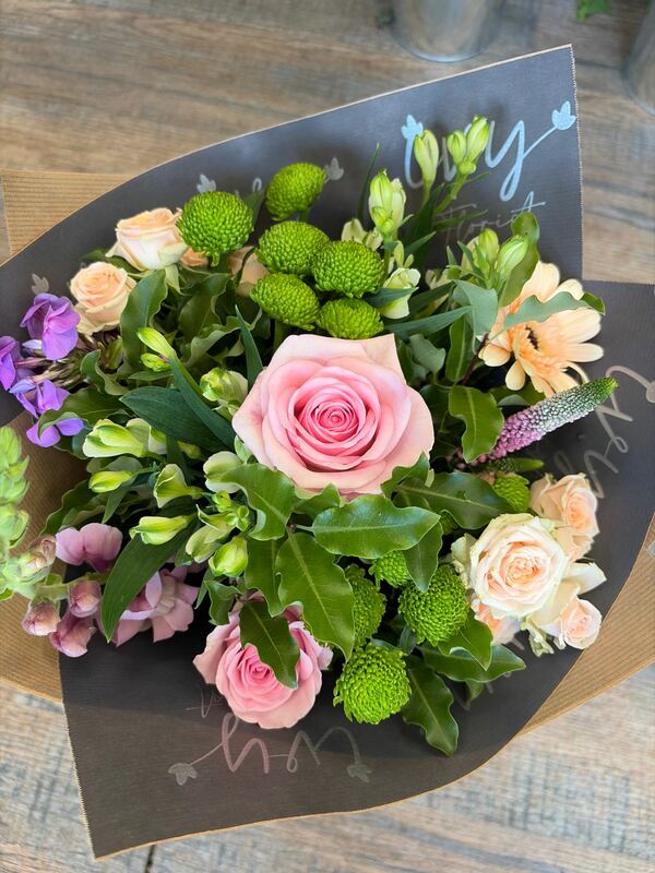 Flowers delivered to customer