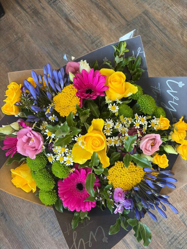 Flowers delivered to customer