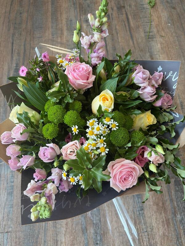 Flowers delivered to customer
