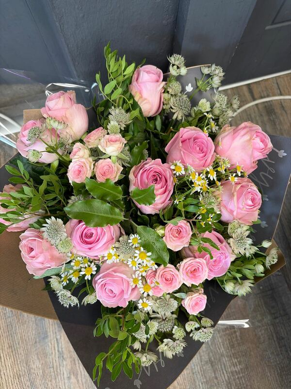 Flowers delivered to customer