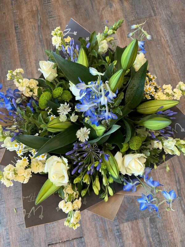 Flowers delivered to customer