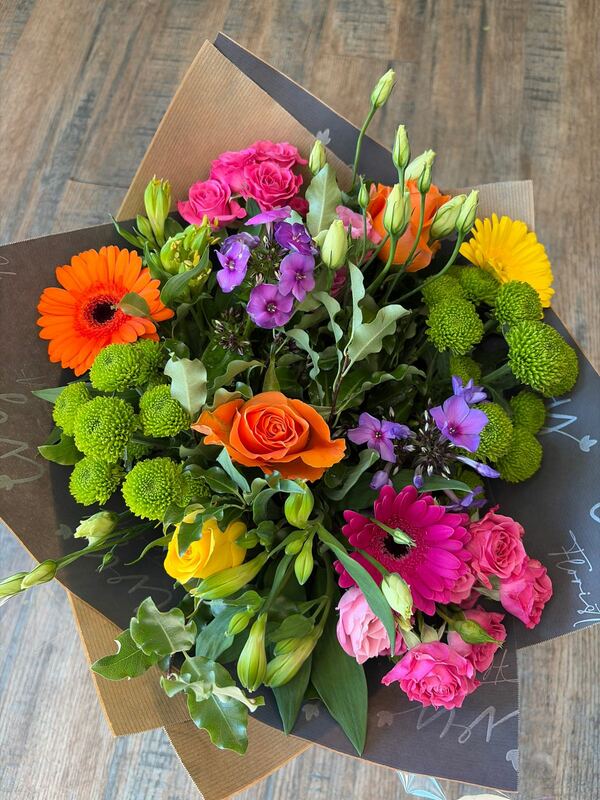 Flowers delivered to customer