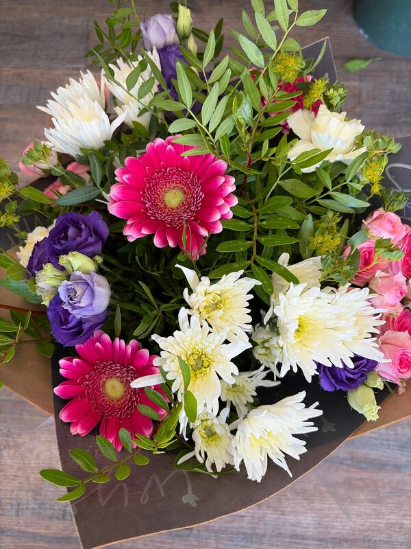 Flowers delivered to customer