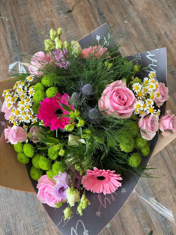 Flowers delivered to customer