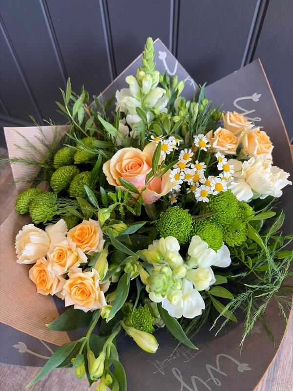 Flowers delivered to customer