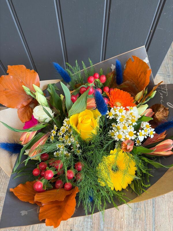 Flowers delivered to customer