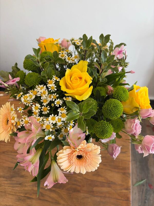 Flowers delivered to customer
