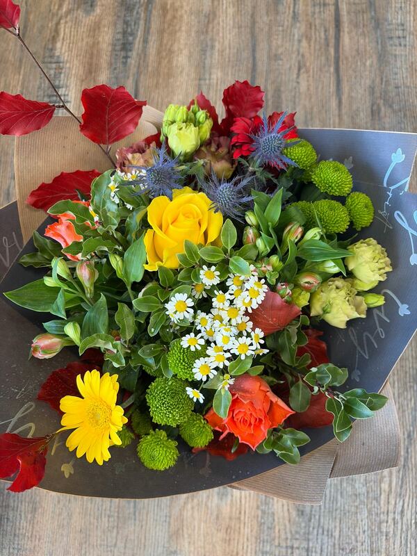 Flowers delivered to customer