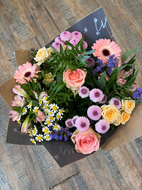 Flowers delivered to customer