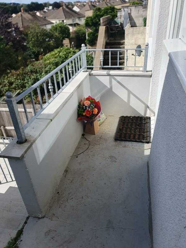 Flowers delivered to customer