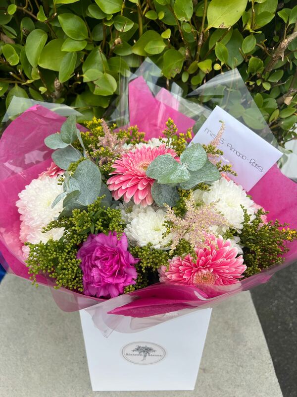 Flowers delivered to customer