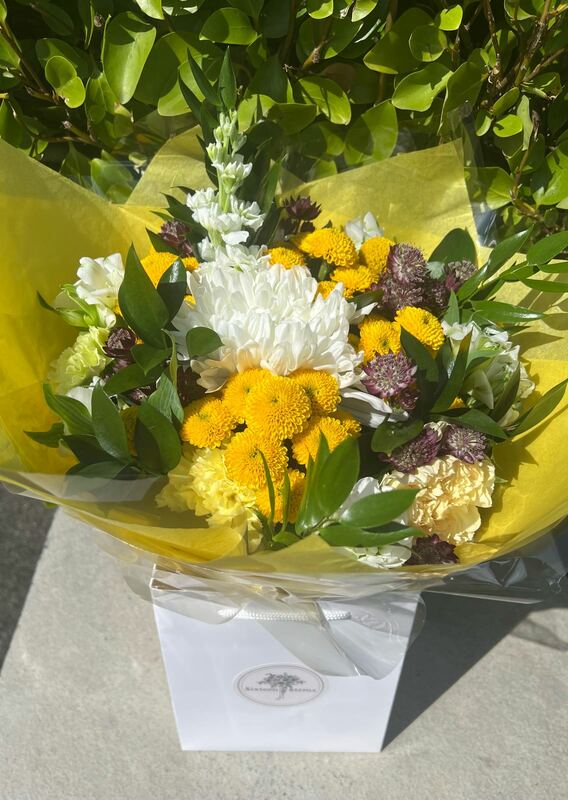 Flowers delivered to customer
