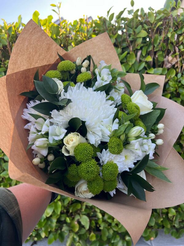 Flowers delivered to customer
