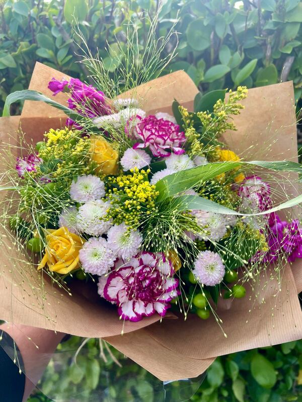 Flowers delivered to customer