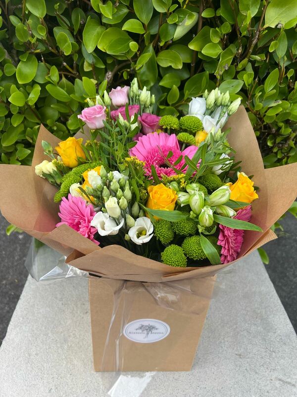 Flowers delivered to customer