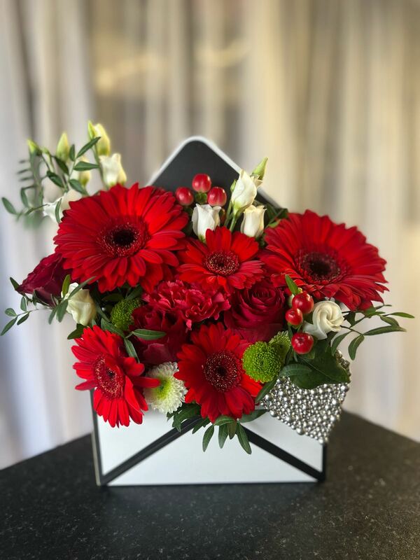 Flowers delivered to customer