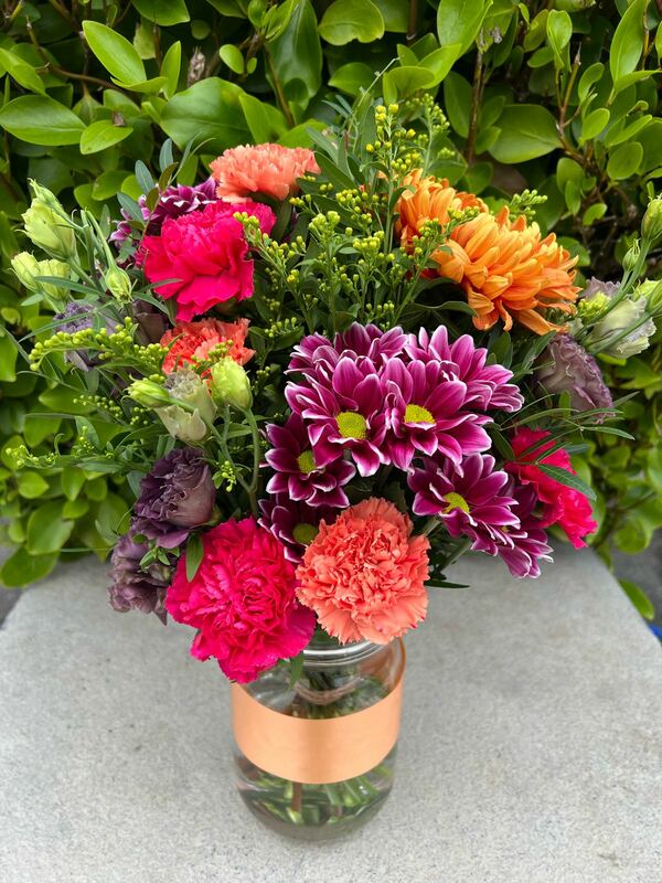 Flowers delivered to customer