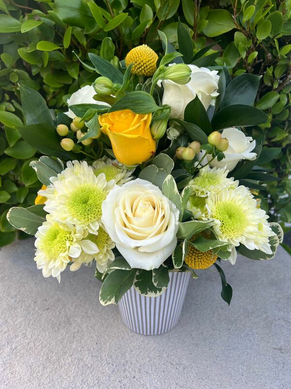 Flowers delivered to customer