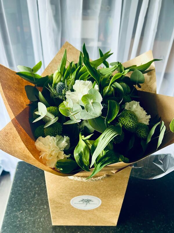 Flowers delivered to customer