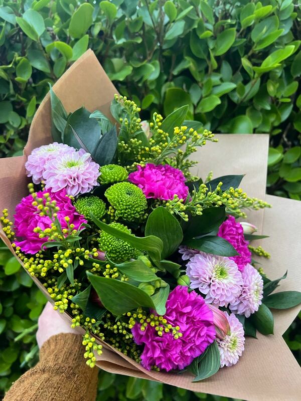 Flowers delivered to customer