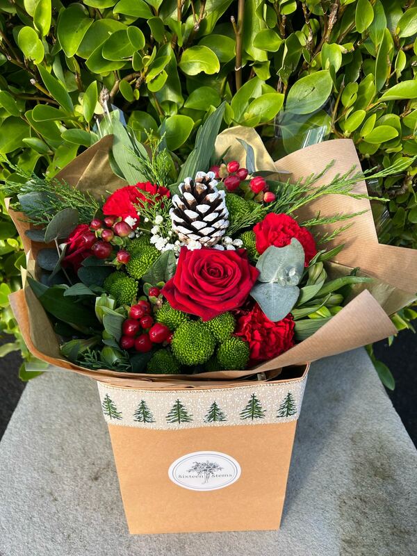 Flowers delivered to customer