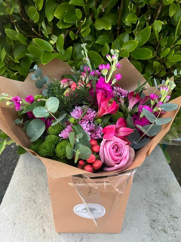 Flowers delivered to customer