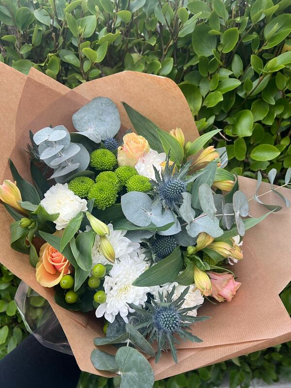 Flowers delivered to customer