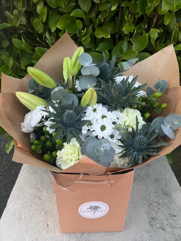 Flowers delivered to customer