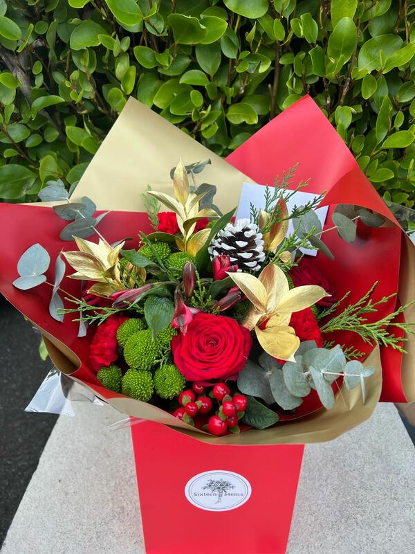 Flowers delivered to customer