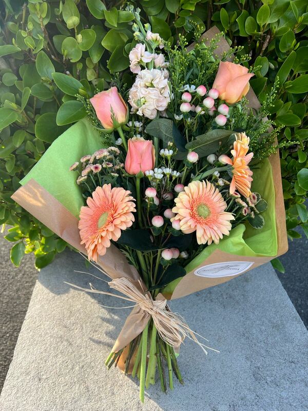 Flowers delivered to customer