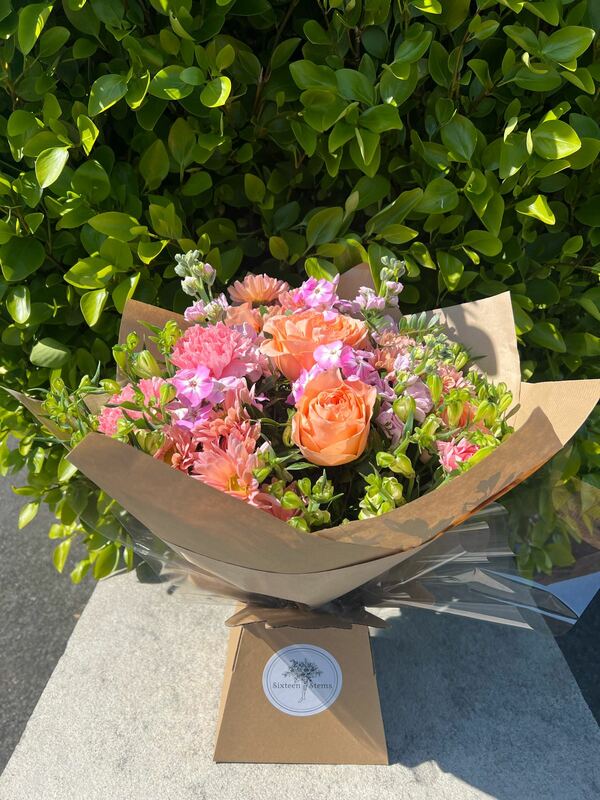 Flowers delivered to customer