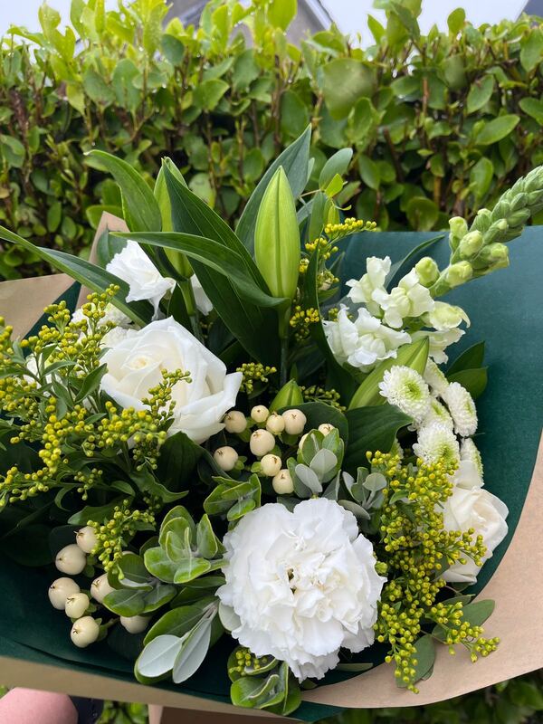 Flowers delivered to customer