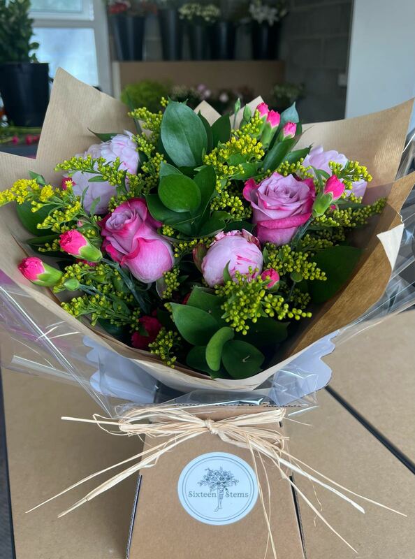 Flowers delivered to customer