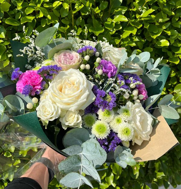 Flowers delivered to customer