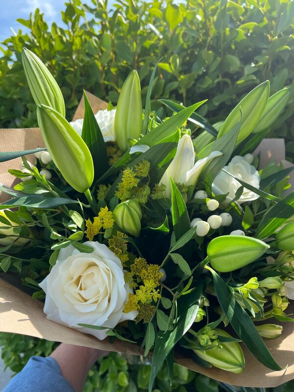 Flowers delivered to customer