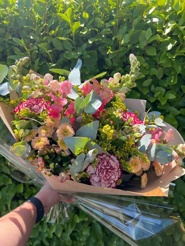 Flowers delivered to customer