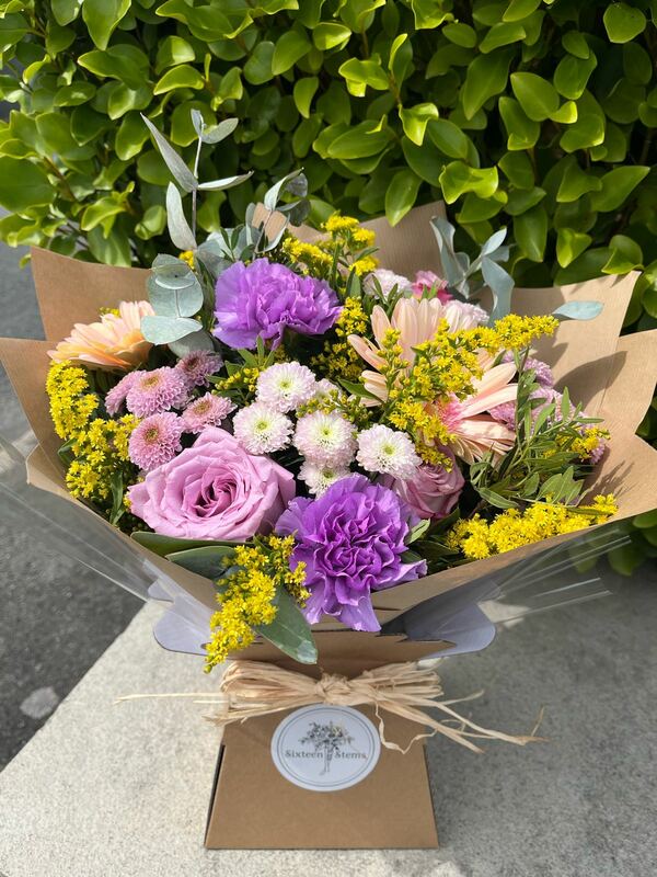 Flowers delivered to customer