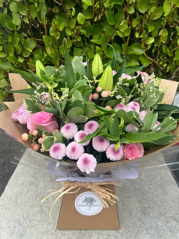 Flowers delivered to customer