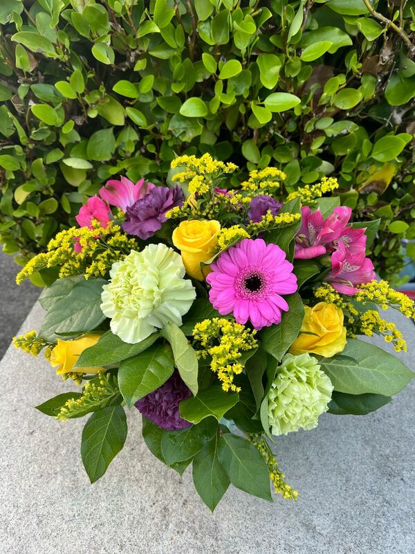 Flowers delivered to customer