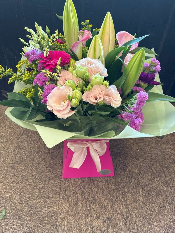 Flowers delivered to customer