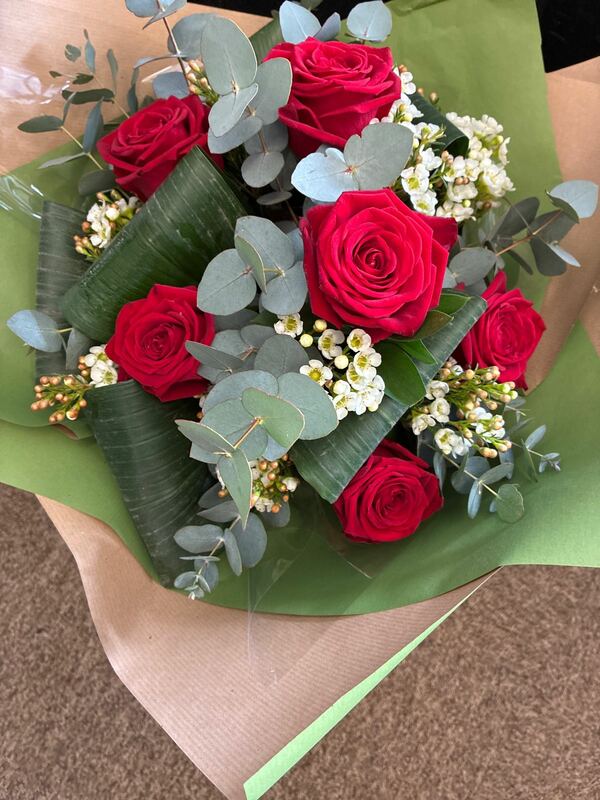 Flowers delivered to customer